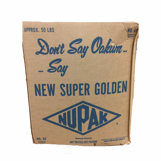 Nupak Number 60 Continuous coil of dry treated jute Approx 100 feet in length