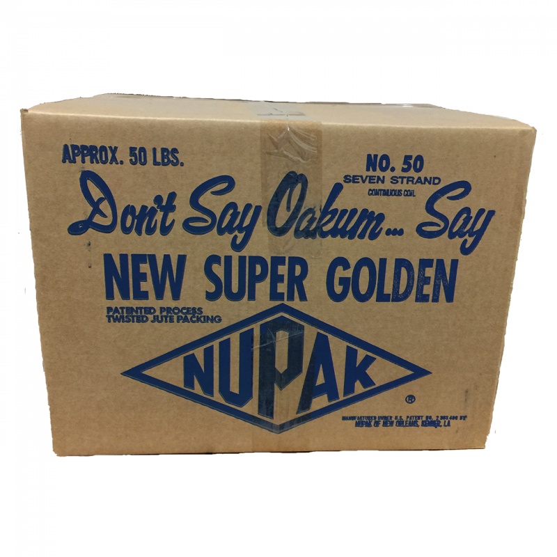 Nupak Number 50 Continuous coil of oil treated jute Approx 50 feet in length